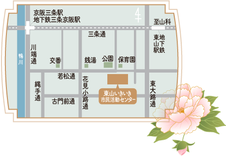 東山いきいきセンター地図